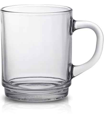 Amazon.com: Duralex Made In France Caprice Glass Mug (Set of